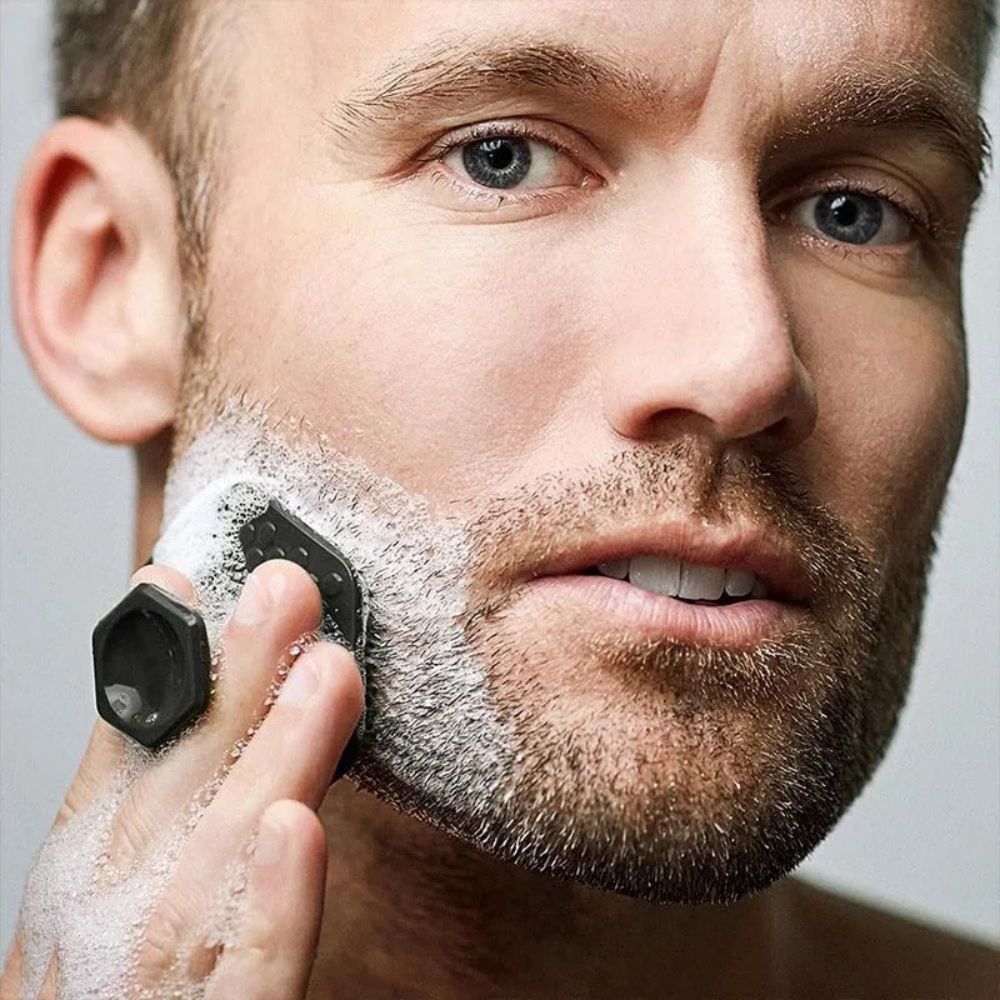 Silicone Face Scrubber Electric - アルワフォア フェイシャル クレンジング ブラシ スクラバー シリコン製