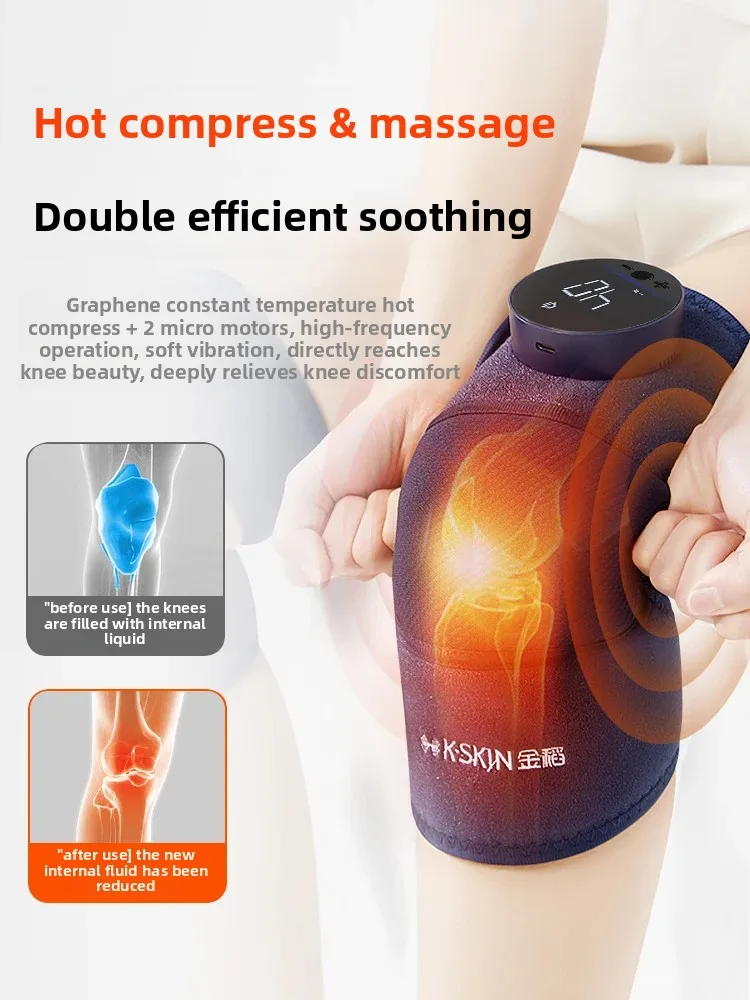 膝マッサージ器、電気式温熱膝パッド、ヨモギ配合、関節痛緩和、 - Massage のレビューと価格