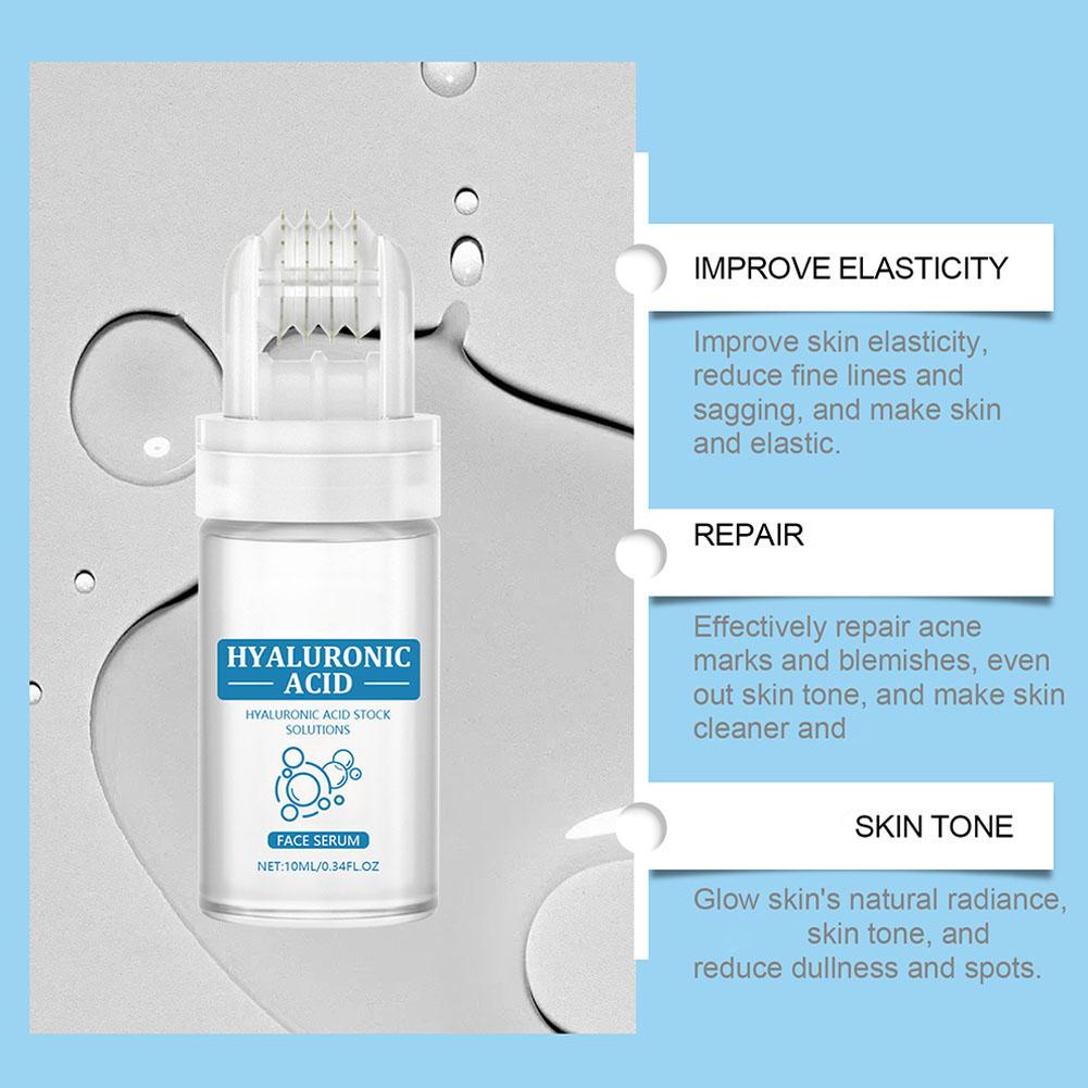 ヒアルロン酸配合のフェイスセラム 10ml。ローラー型アプリ - Skincare のレビューと価格
