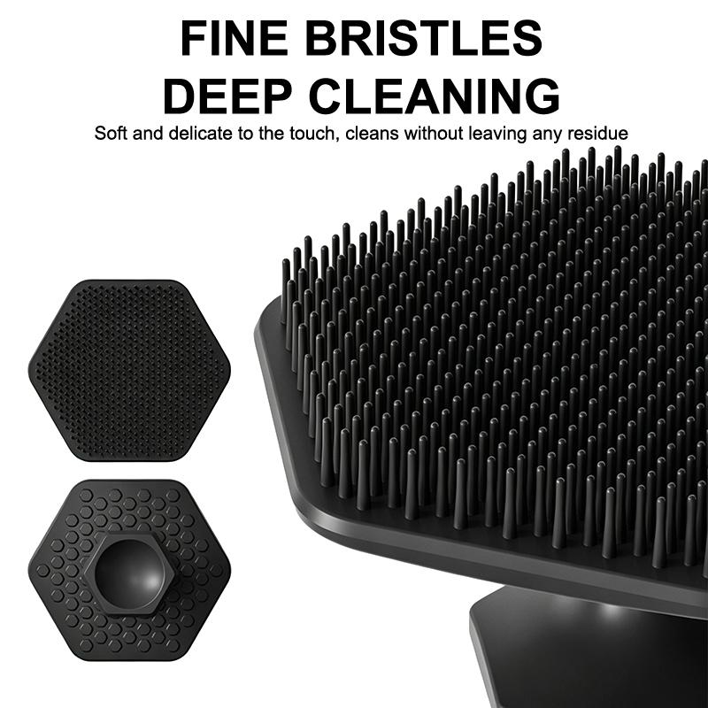 フェイシャルクレンジングブラシ スクラバー シリコン製 ミニ - Silicone Face Scrubber Electric のレビューと価格
