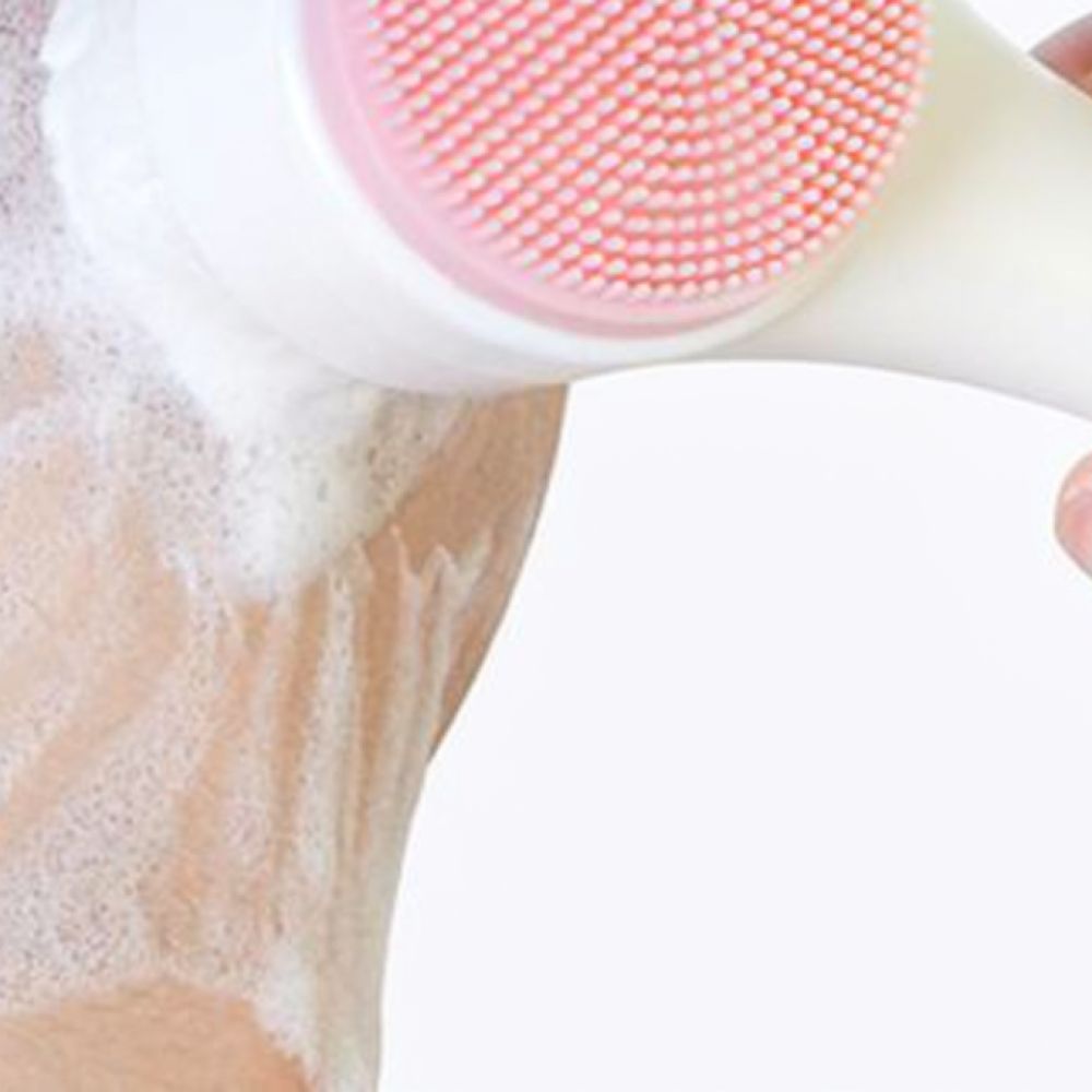 シリコン製フェイシャルクレンジングブラシ、両面スクラバー、柔 - Silicone Face Scrubber Electric のレビューと価格