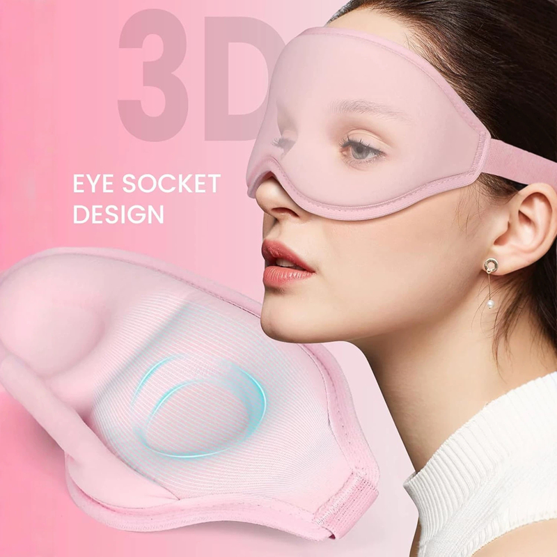 3D 睡眠アイマスク旅行用休息補助アイカバーパッチパッド入り - Massage のレビューと価格