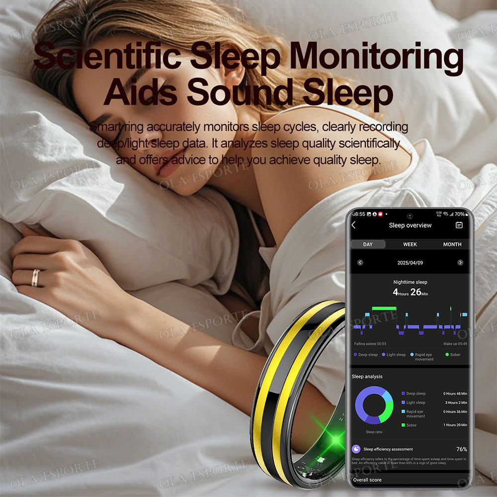 新スマートリング。心拍数、ストレス、体温を測定し、健康状態を - Health Monitors のレビューと価格